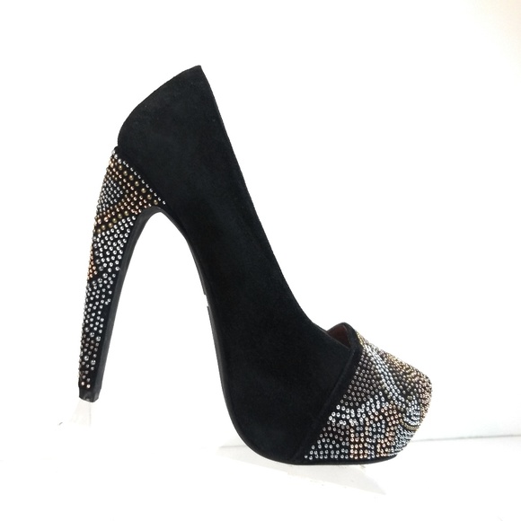 Jeffrey Campbell Shoes - Jeffrey Campbell Women Stud Lobster Claw Pumps 6.5